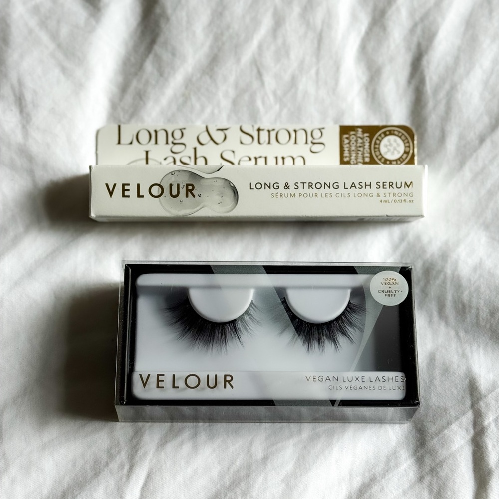 Velour Vegan Luxe Lashes and Lash Serum Set